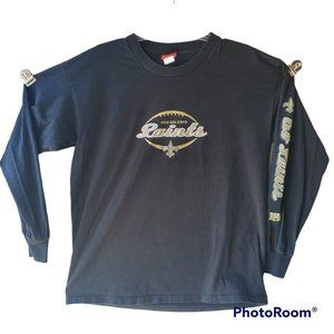NFL, New Orleans Saints, Long Sleeve Shirt, Men's Size Large, 100% Cotton